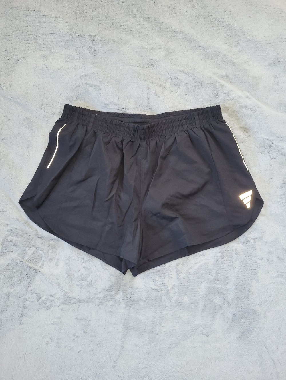 Adidas Mens Size XL Own The Run Lined Running Black Split Shorts HM8442 Marathon